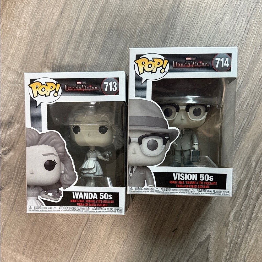 Funko WandaVision 50s Black and White Pop Figures